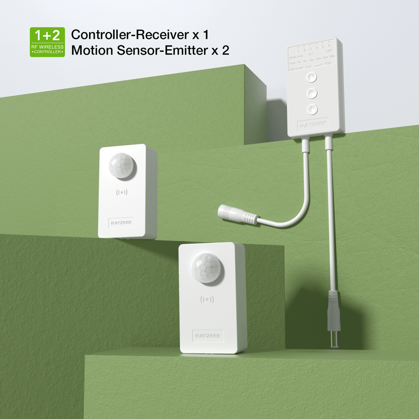 Kit: RZ016A Low Voltage Controller + RZ016W Wireless Motion Sensor