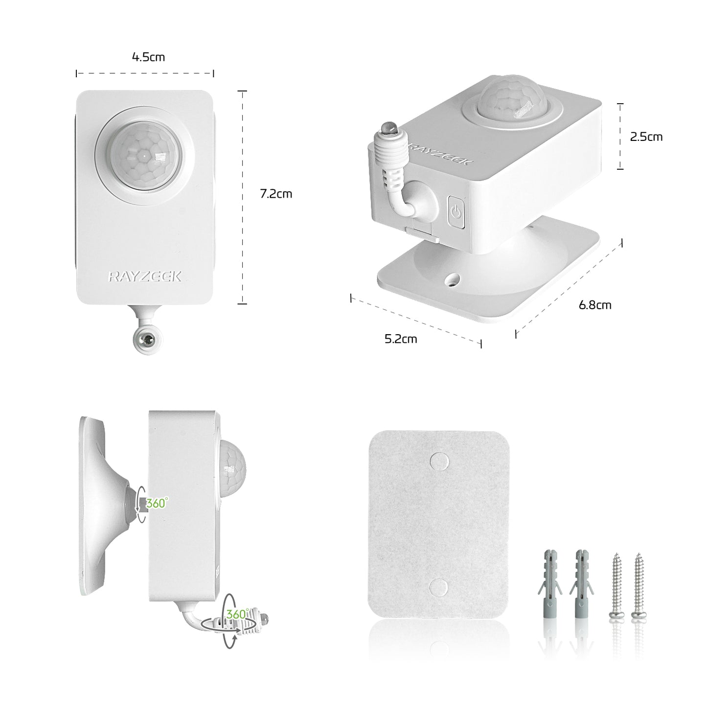 Rayzeek RZ050-DS Air Conditioner Motion Sensor Controller Kit with Door Sensor
