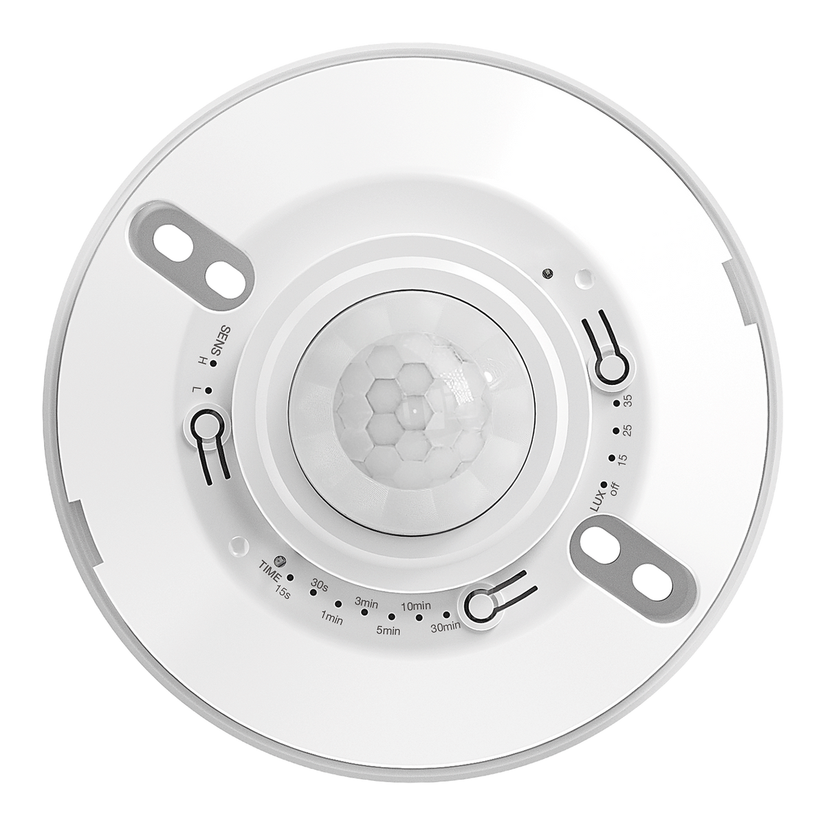 RZ037 ceiling mount motion sensor - inner/terminal view