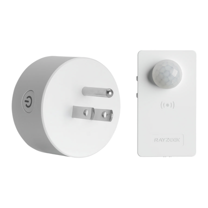RZ061 motion sensor plug - US plug, round body