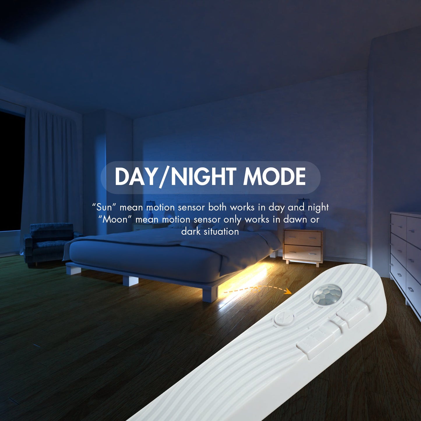 Rayzeek Motion Sensor Strip Lights - Cool White